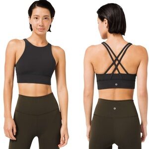 Lululemon Energy Bra High Neck Longline Black